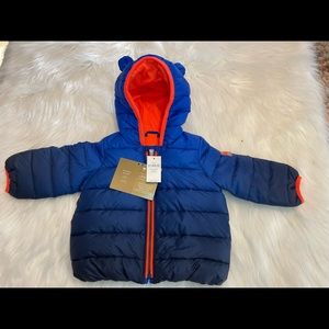 gap toddler puffer coat 6-12 month with down alternative.